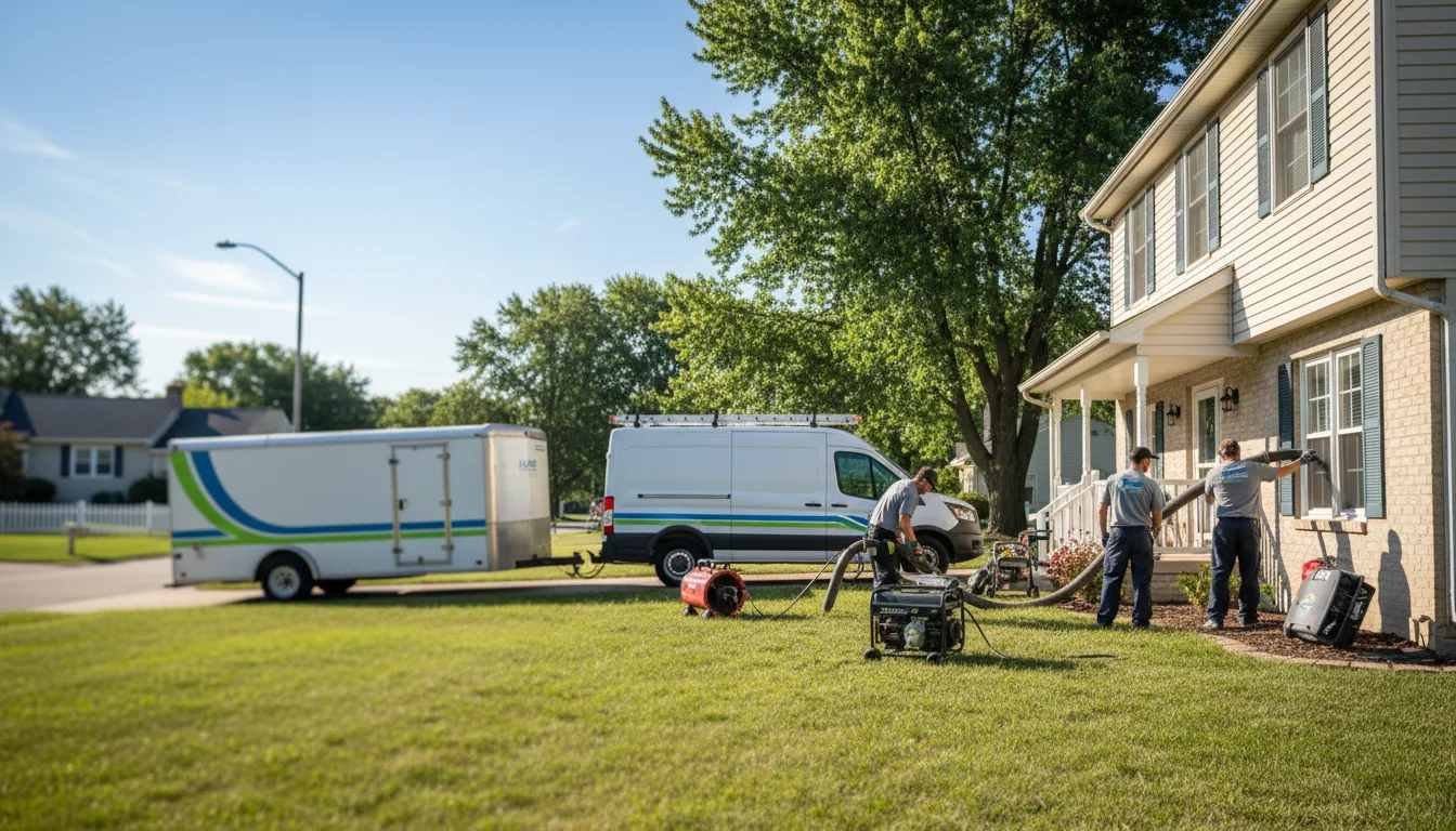 Flooded Basement Restoration And Cleanup With Repair in Iowa Falls, IA near me